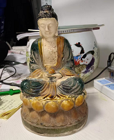 唐三彩佛像-北京艺术品交易网
