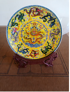 清代乾隆九龙盘-北京艺术品交易网