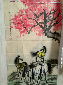 徐悲鴻 徐悲鸿《饮水思源》1050万落槌_拍场动态_新浪收藏_新浪网